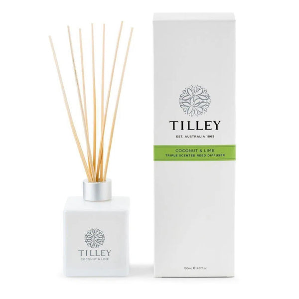 Tilley Australia Reed Diffusers Coconut and Lime 150ml-Candles2go