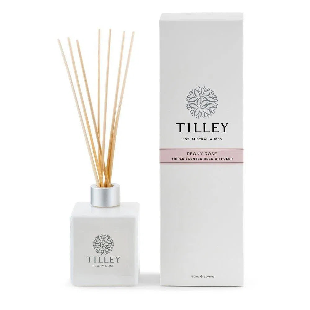 Tilley Australia Reed Diffusers Peony Rose 150ml Diffuser-Candles2go