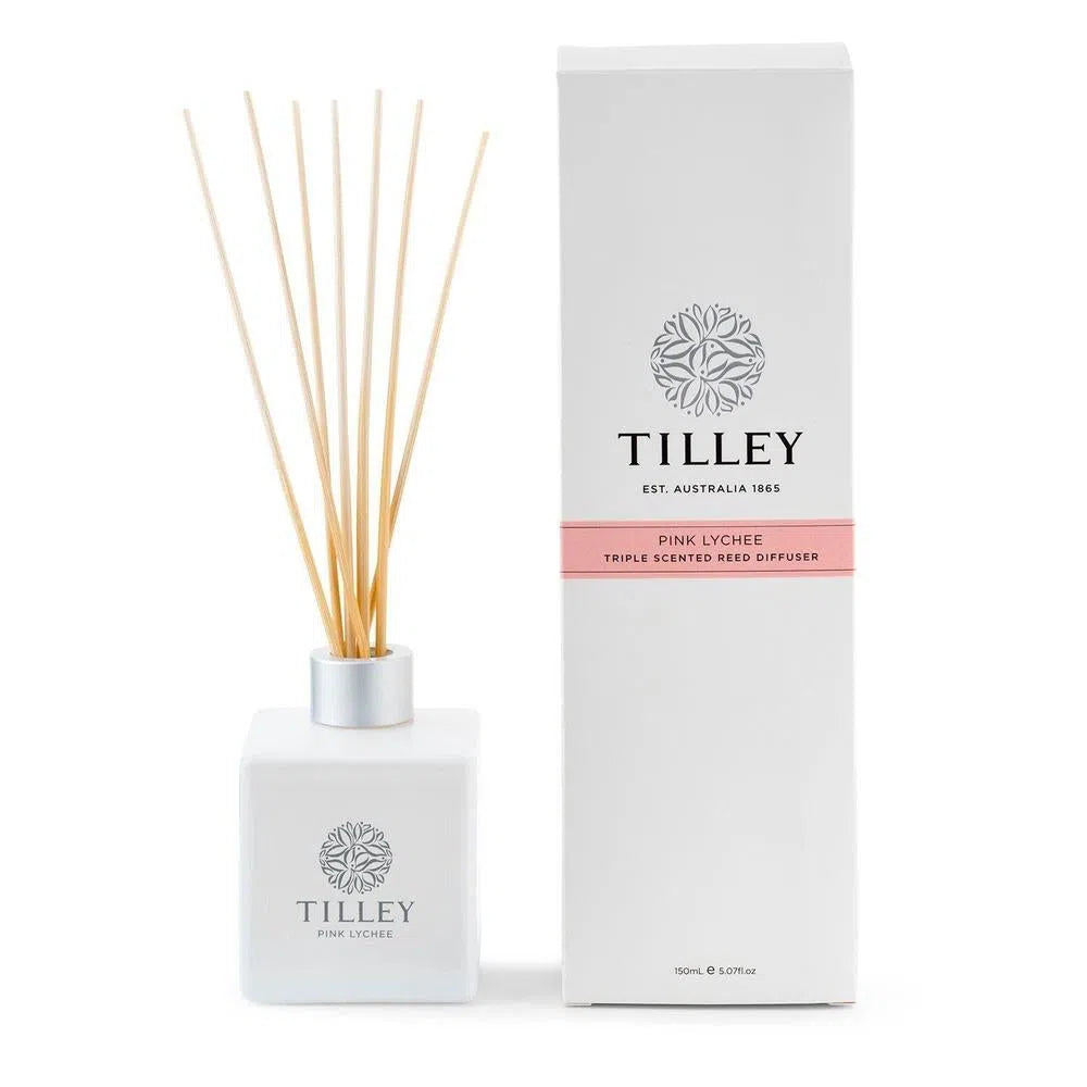 Tilley Australia Reed Diffusers Pink Lychee 150ml Diffuser-Candles2go