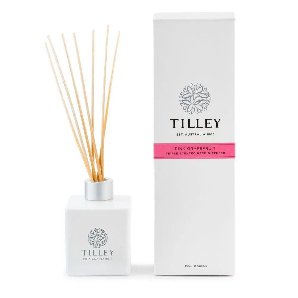 Tilley Reed Diffusers Pink Grapefruit 150ml Diffuser-Candles2go