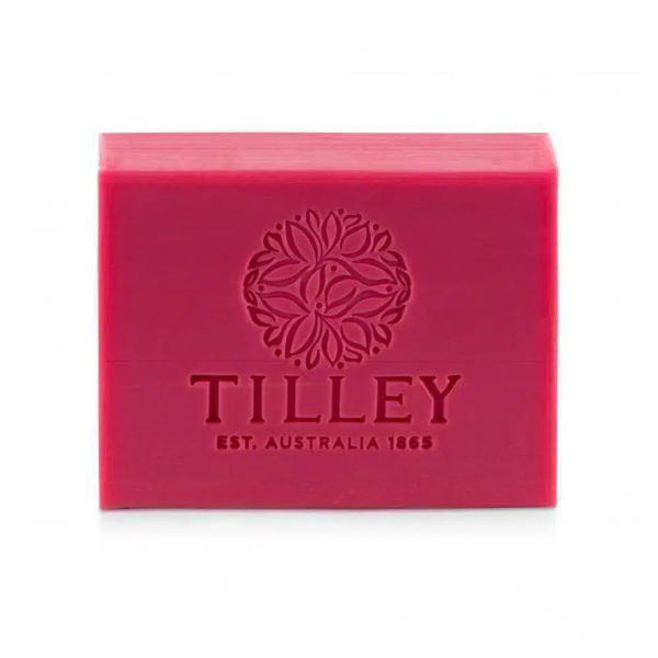 Tilley Soaps Australia Pomegranate Pure Vegetable Soap 100g Bar-Candles2go
