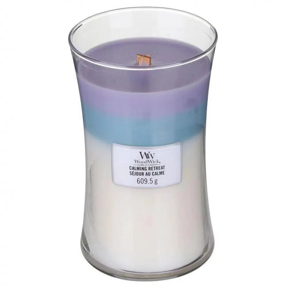 Trilogy Candle by Woodwick Candles 609g Calming Retreat-Candles2go