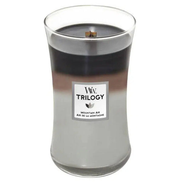 Trilogy Candle by Woodwick Candles 609g Mountain Air-Candles2go