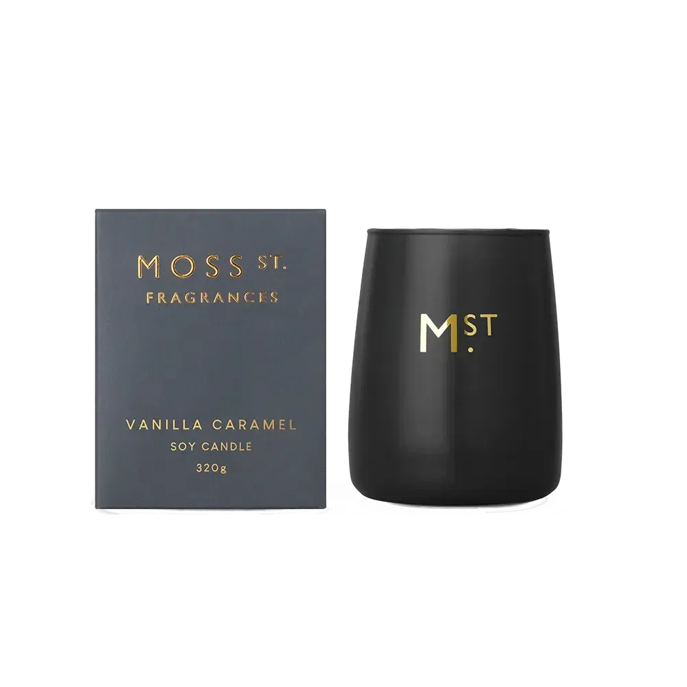 Vanilla Caramel 320g Candle by Moss St Fragrances-Candles2go