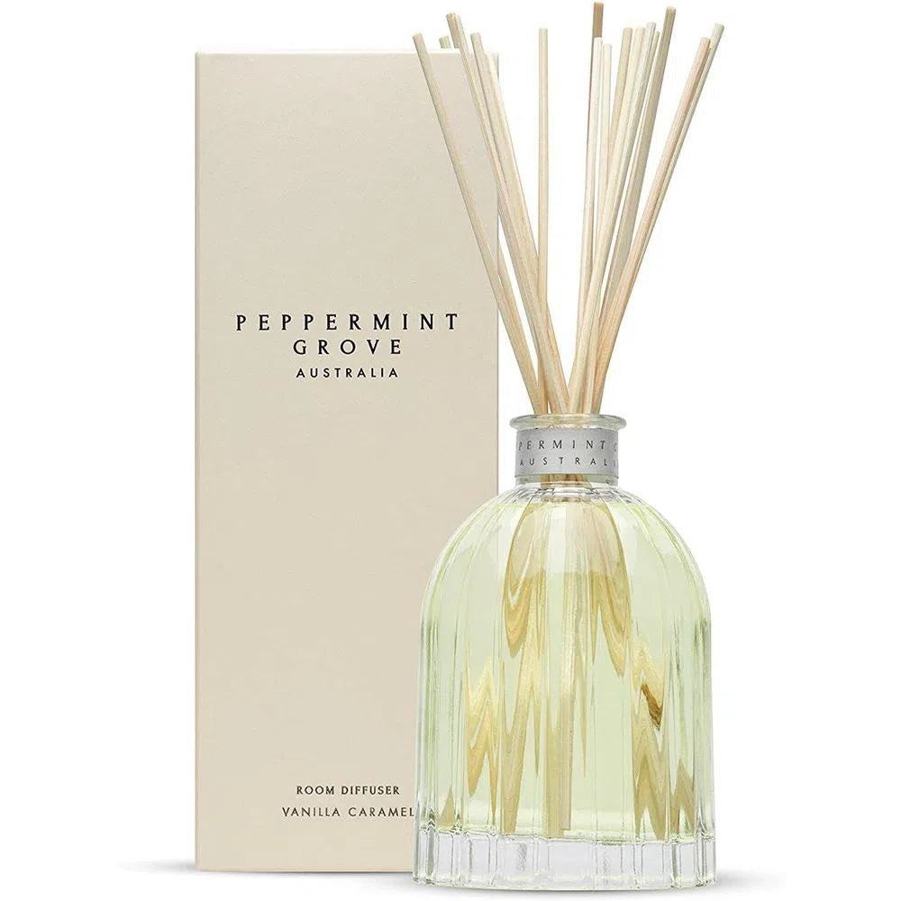 Vanilla Caramel 350ml Diffuser by Peppermint Grove-Candles2go