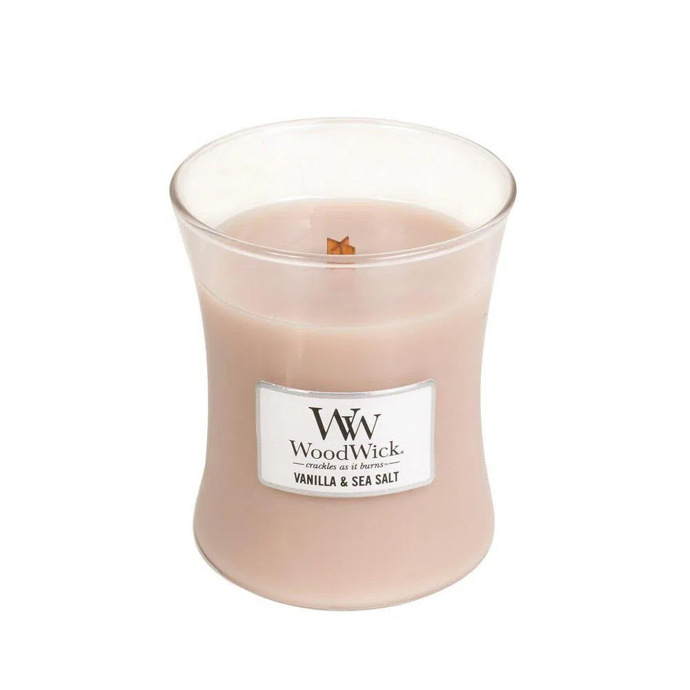 Vanilla and Sea Salt 275g Candle by Woodwick Fresh-Candles2go