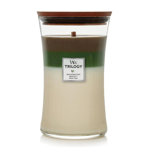 Verdant Earth Trilogy Woodwick Large Candle 609g DISCONTINUED-Candles2go