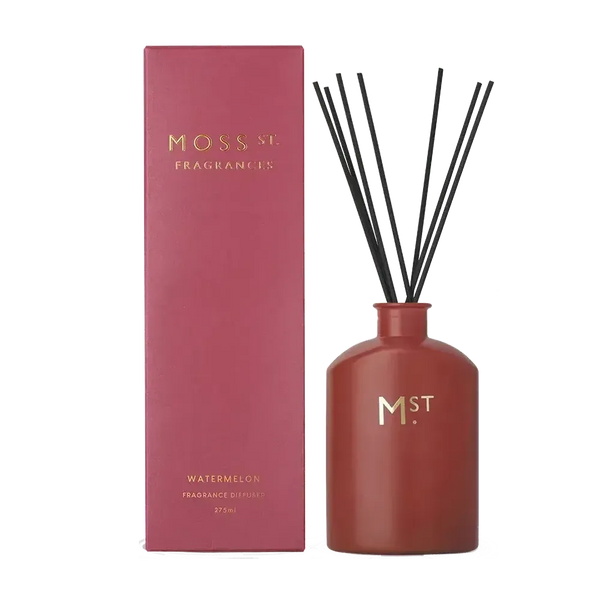 Watermelon 275ml Reed Diffuser by Moss St Fragrances-Candles2go