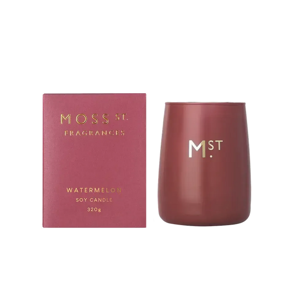 Watermelon 320g Candle by Moss St Fragrances-Candles2go
