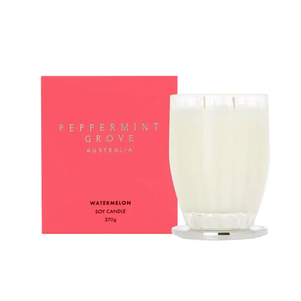 Watermelon 370g Candle by Peppermint Grove-Candles2go