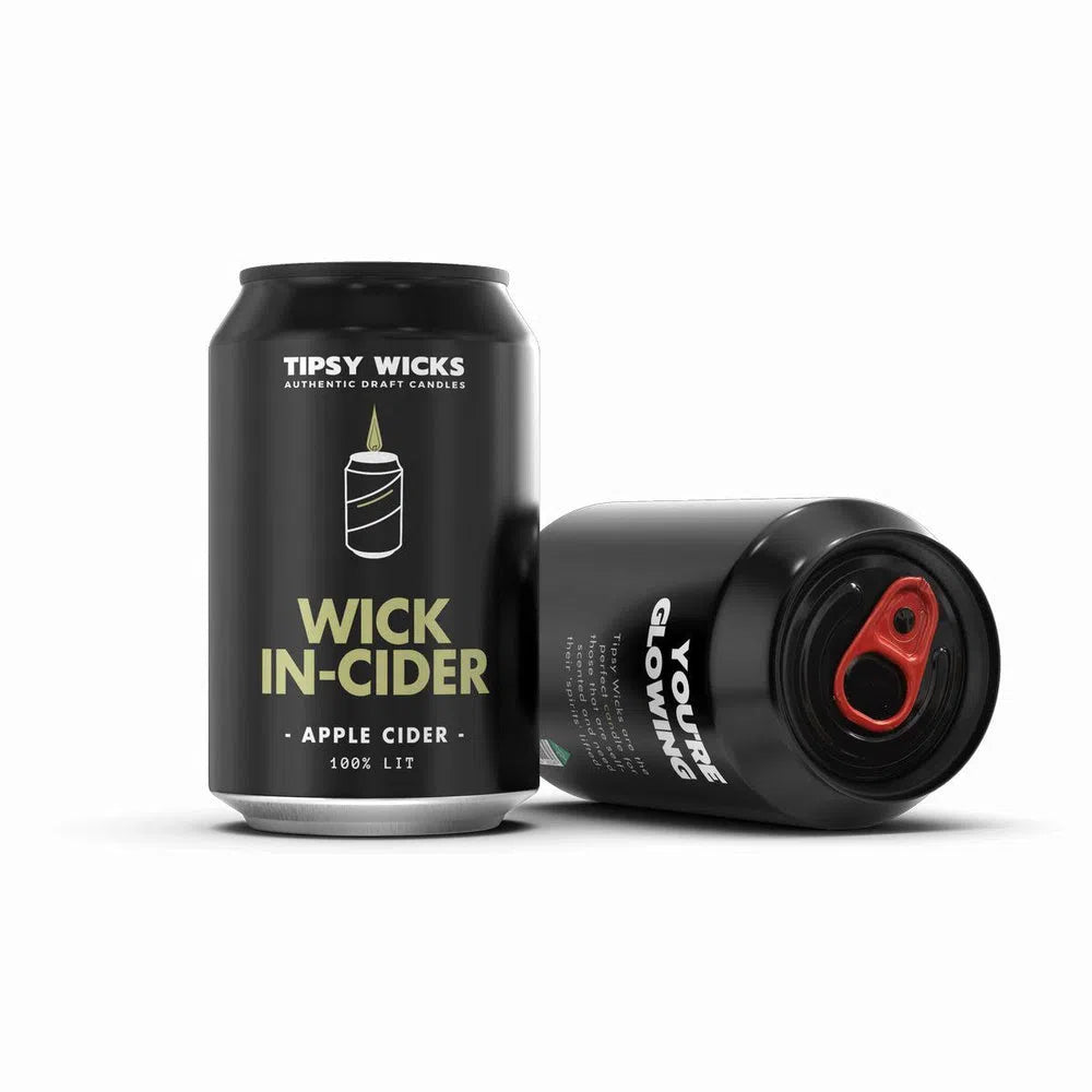 Wick In-Cider Candles in a Can 300g by Tipsy Wicks-Candles2go