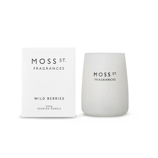 Wild Berries 320g Candle by Moss St Fragrances-Candles2go