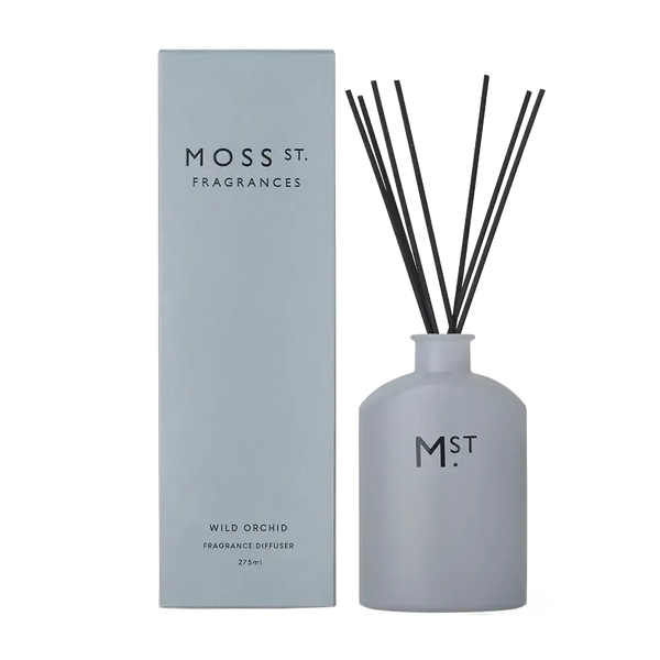 Wild Orchid 275ml Reed Diffuser by Moss St Fragrances-Candles2go
