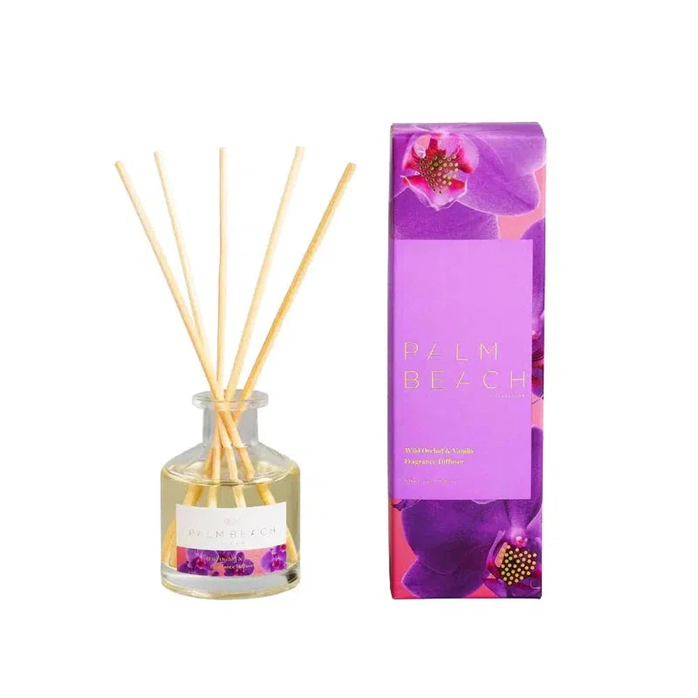 Wild Orchid & Vanilla Limited Edition 50ml Diffuser by Palm Beach-Candles2go