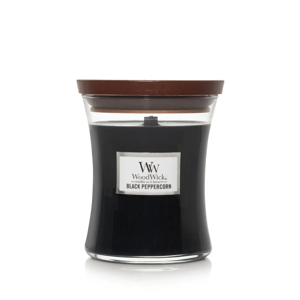 WoodWick Black Peppercorn Medium 275g candle-Candles2go