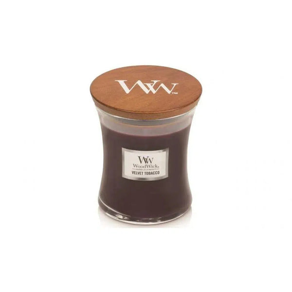 WoodWick Velvet Tobacco Medium 275g candles Discontinued Fragrance-Candles2go