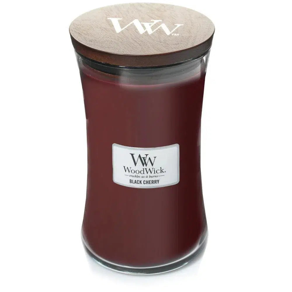 Woodwick Candles Large Candle 609g Black Cherry-Candles2go