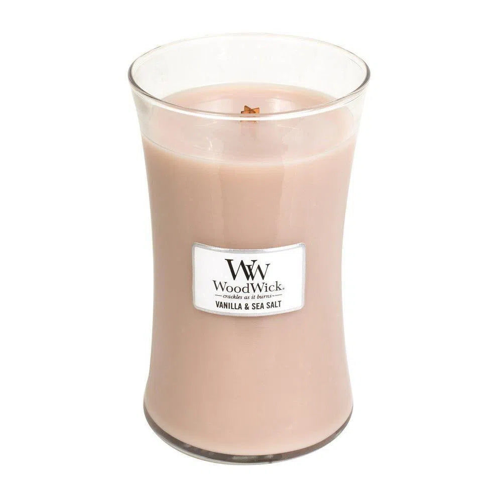 Woodwick Candles Large Candle 609g Vanilla and Sea Salt-Candles2go
