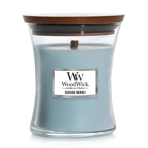 Woodwick Seaside Neroli Medium 275g Candle-Candles2go