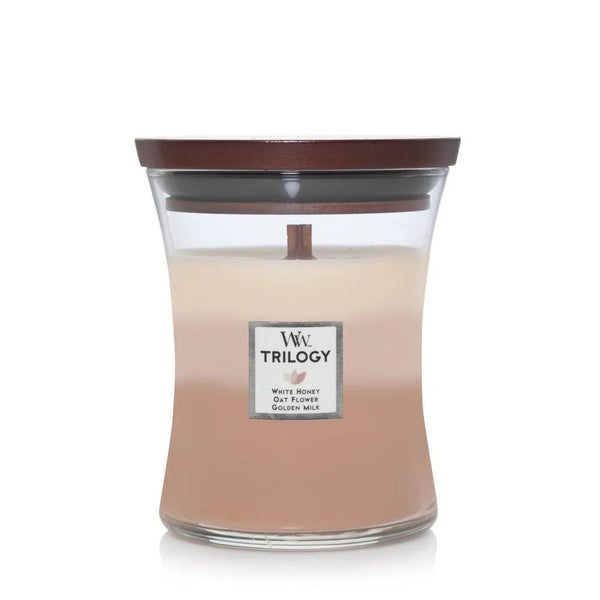 Woodwick Trilogy Candle Candle Golden Treats 275g candle DISCONTINUED-Candles2go