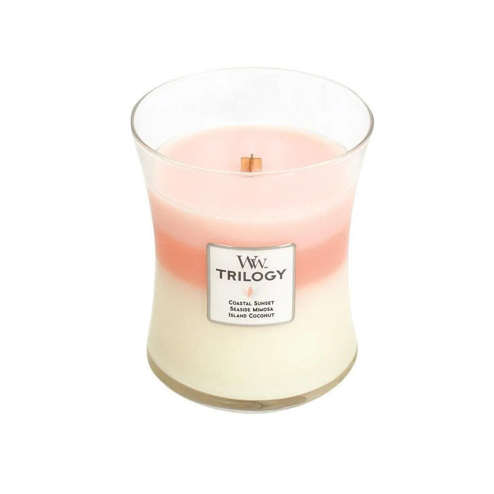 Woodwick Trilogy Candle Island Getaway 275g Candle-Candles2go