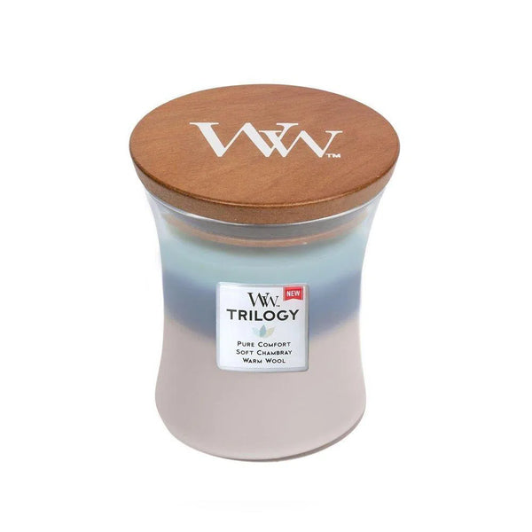 Woodwick Trilogy Candle Woven Comforts 275g Candle-Candles2go